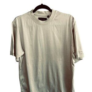 Toscano Men's Tan 100% Cotton Knit Crew Neck Pullover Shirt Size Medium NWT